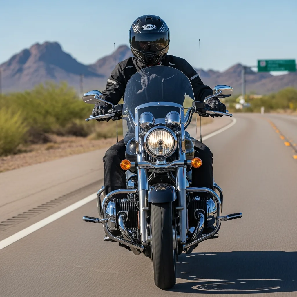 Emergency response motorcycle accident Chandler