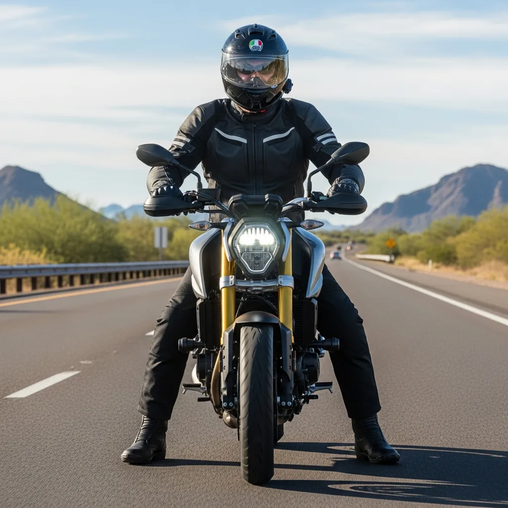 Emergency response motorcycle accident Gilbert