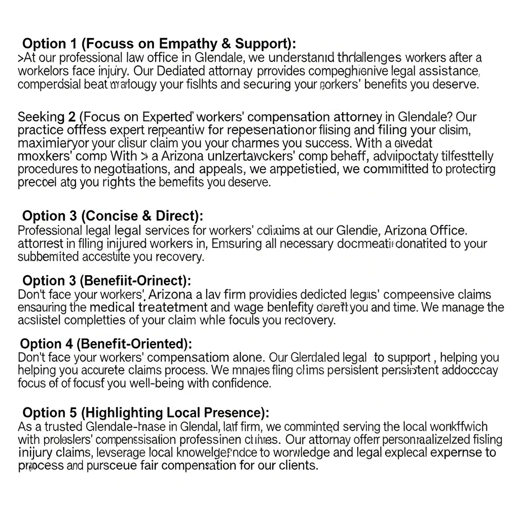 Workers' Compensation Lawyer in Glendale - image 2