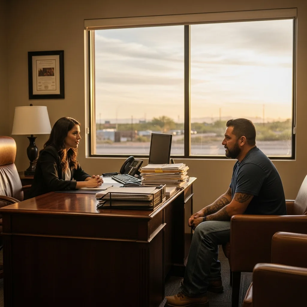 Construction Accident Attorney consultation Litchfield Park