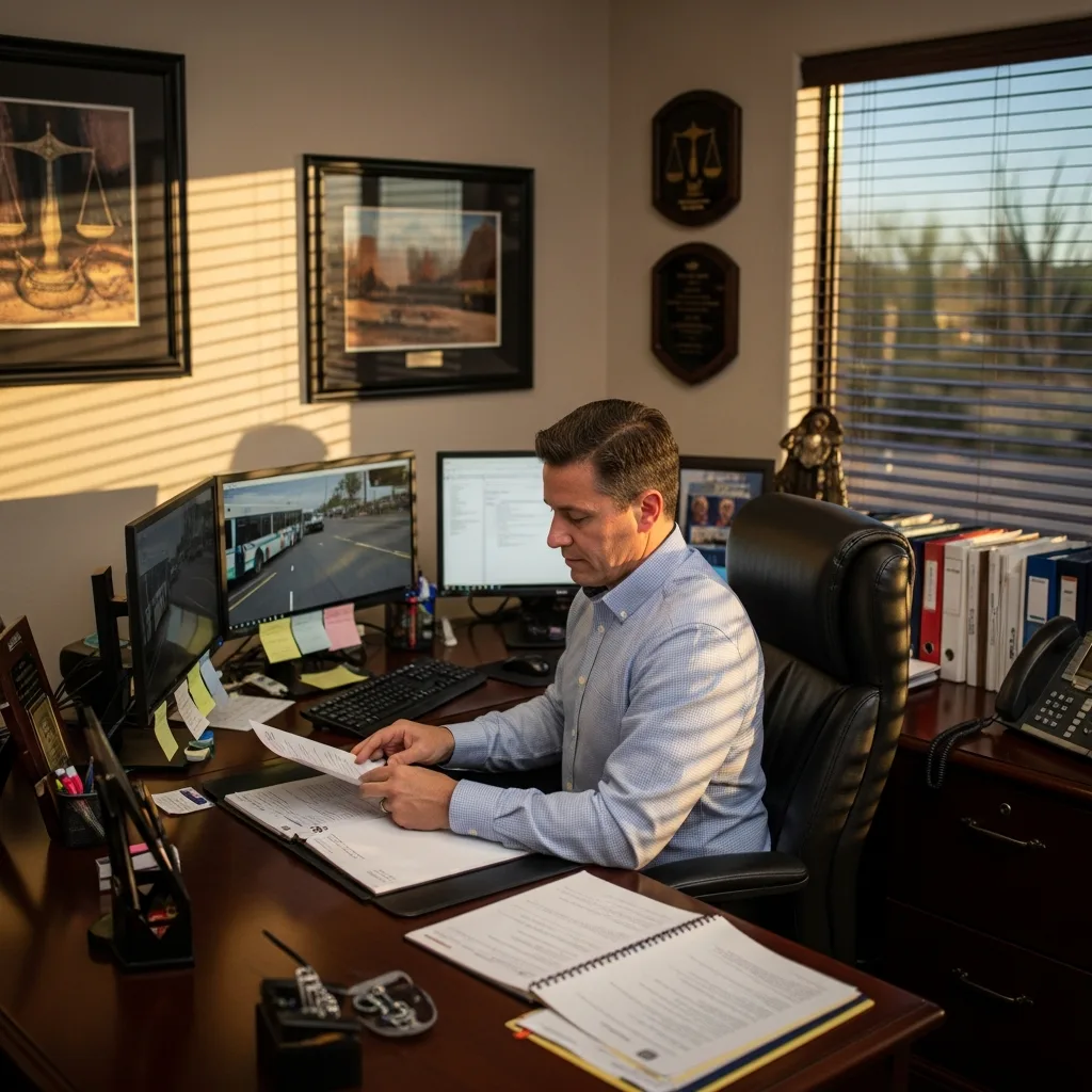 Bus Accident Attorney consultation Peoria