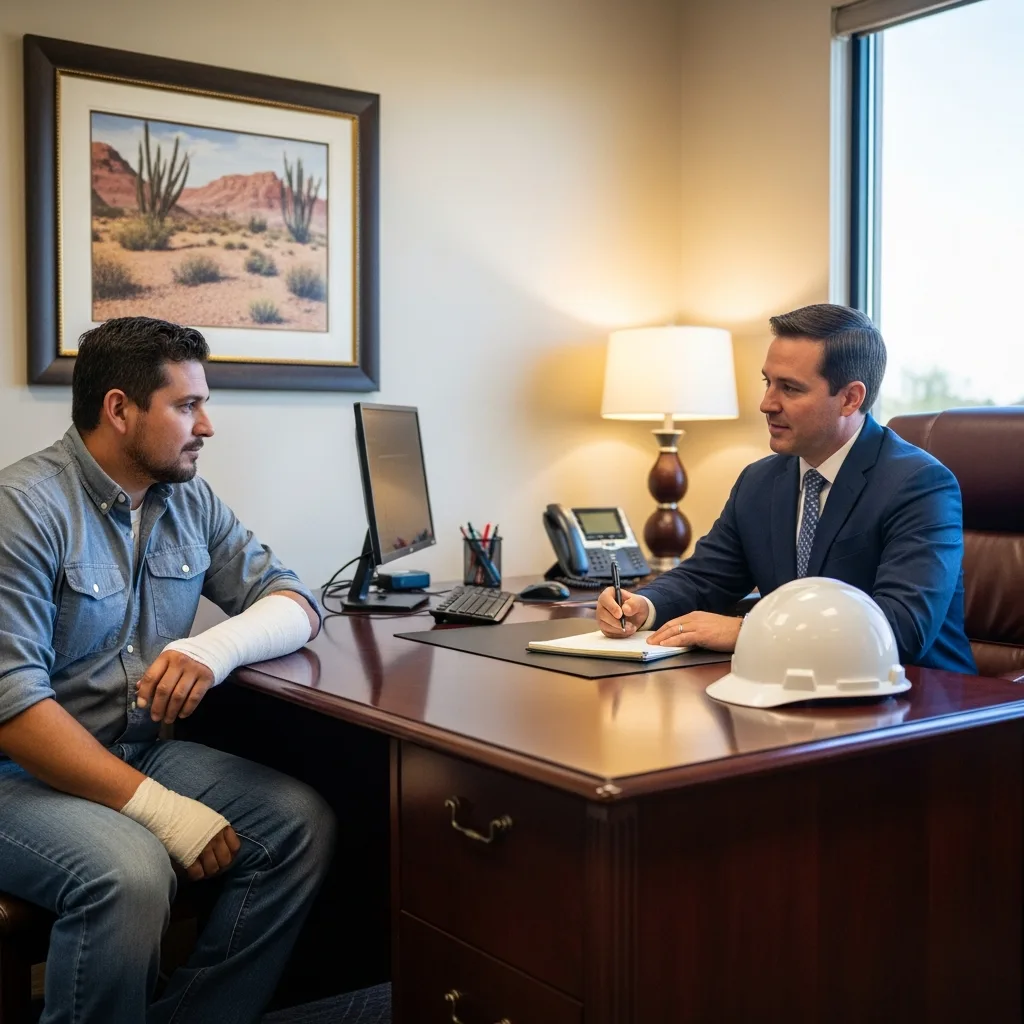 Construction Accident Attorney consultation Scottsdale