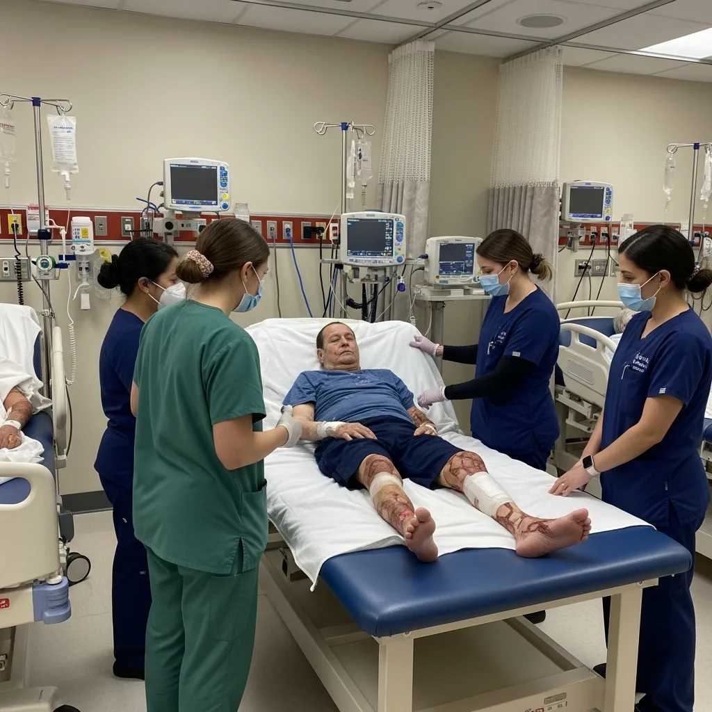 Emergency response burn injury Tempe