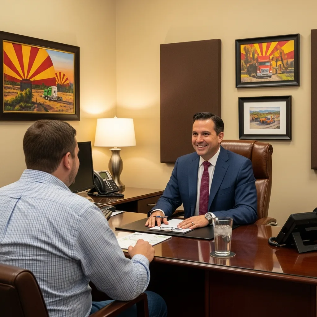 Emergency response truck accident Tempe