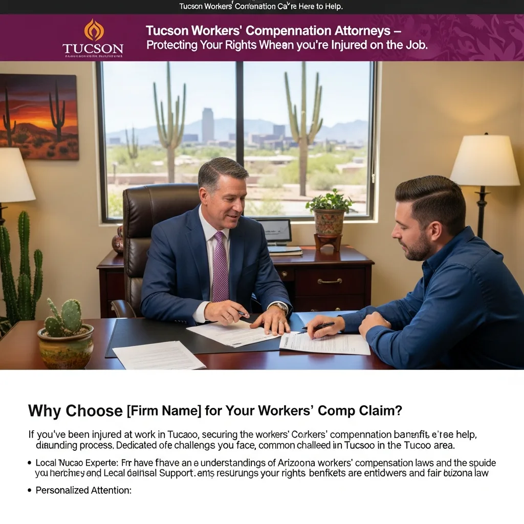 Workers' Compensation Lawyer consultation Tucson
