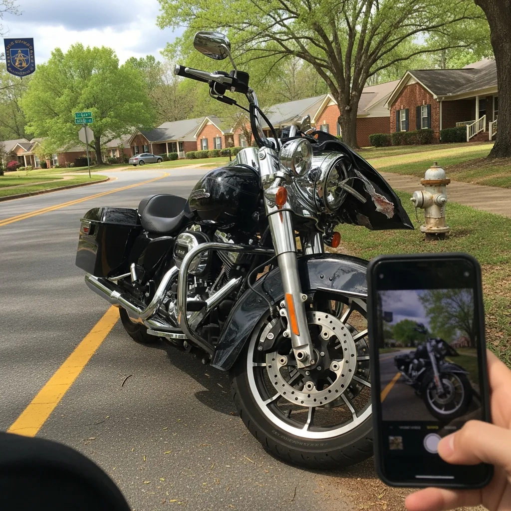 Motorcycle Accident investigation Athens-Clarke County unified government (balance) GA