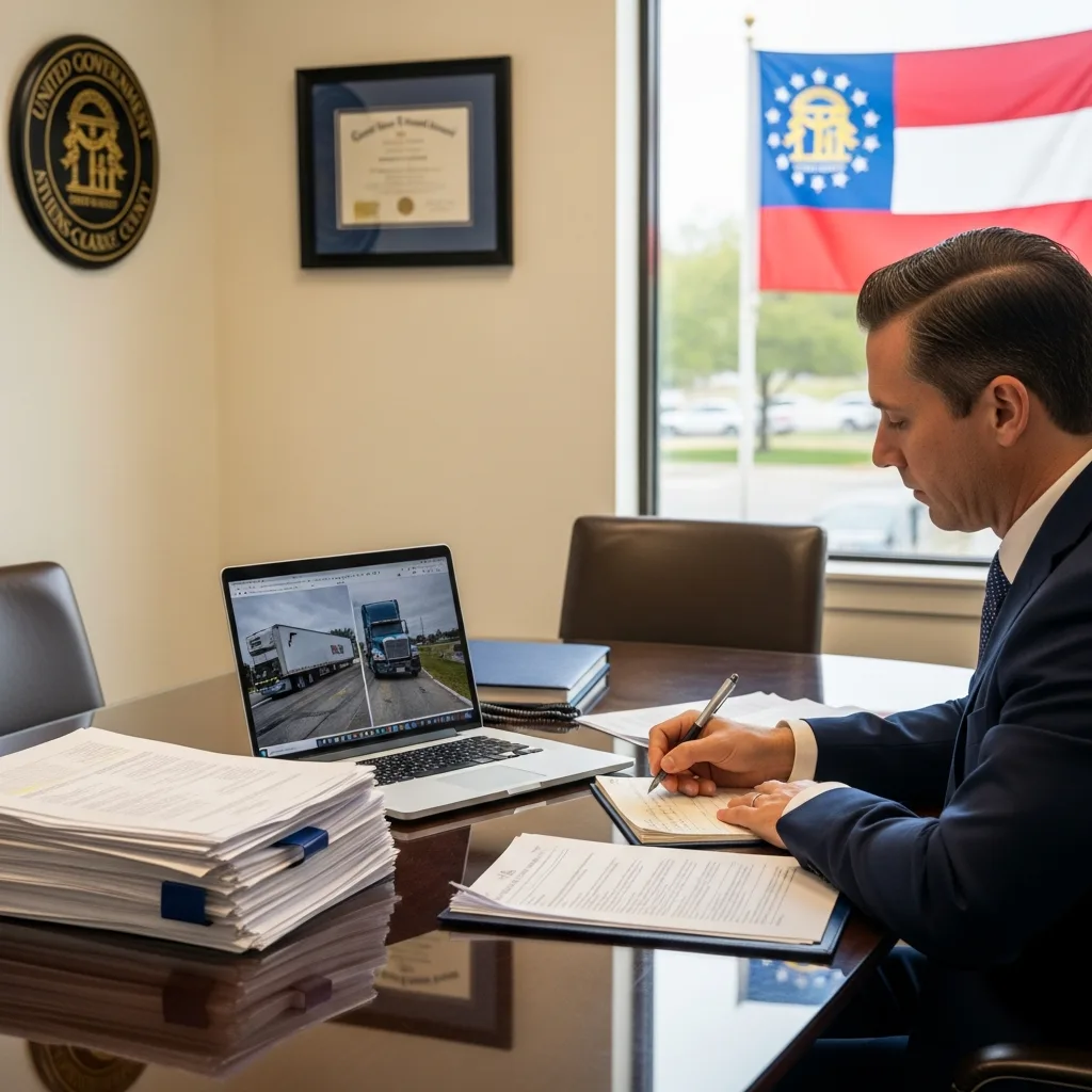 Semi-Truck Accident Lawyer consultation Athens-Clarke County unified government (balance)