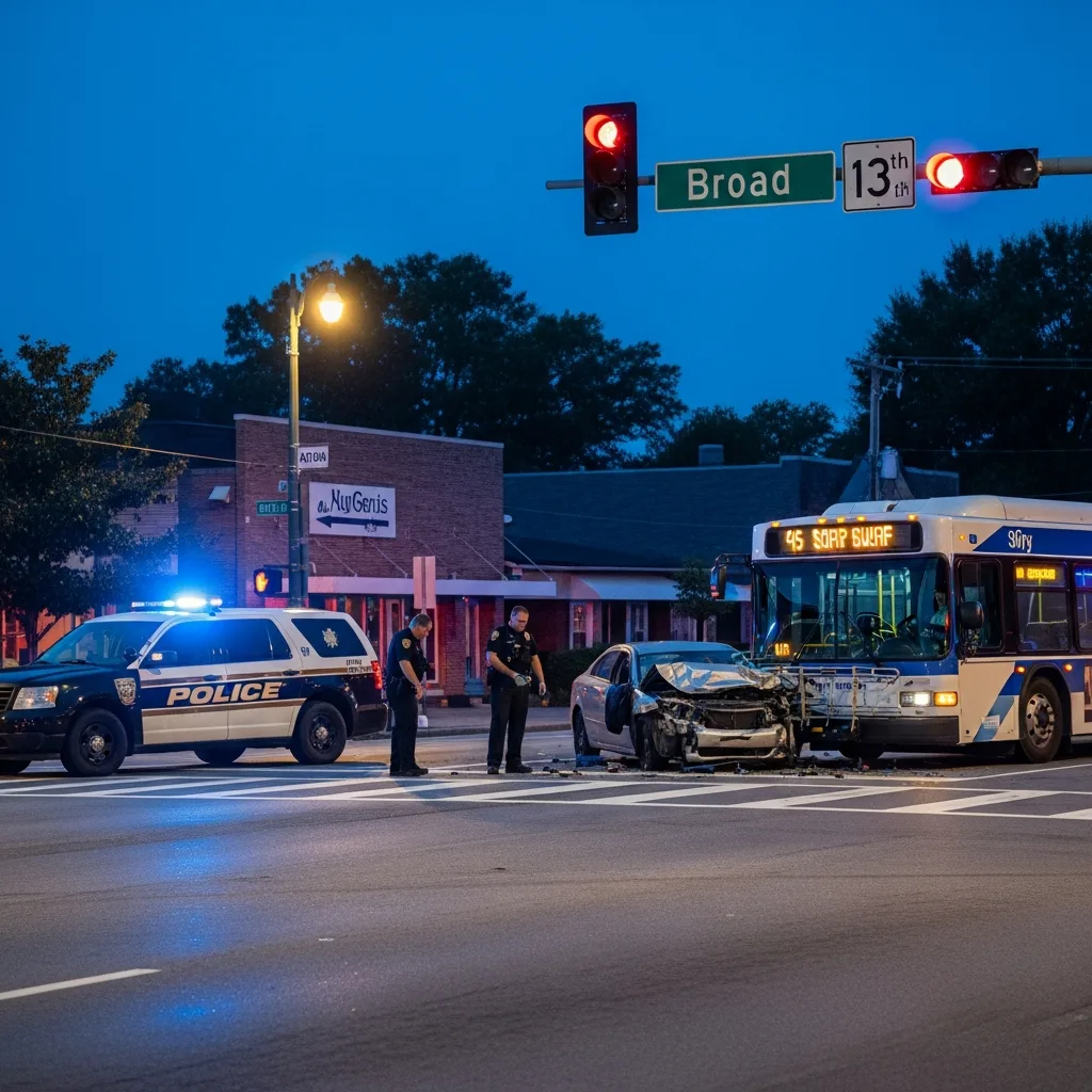 Emergency response bus accident Augusta-Richmond County consolidated government (balance)