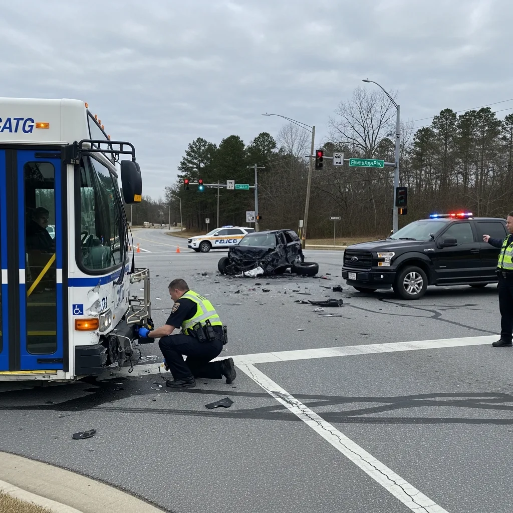 Emergency response bus accident Canton