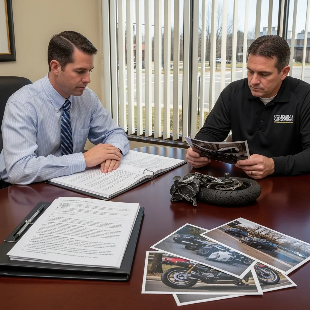 Motorcycle Accident Lawyer consultation Columbus