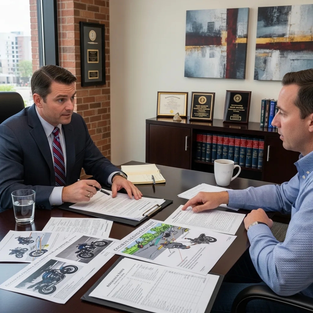 Motorcycle Accident Lawyer consultation Macon-Bibb County