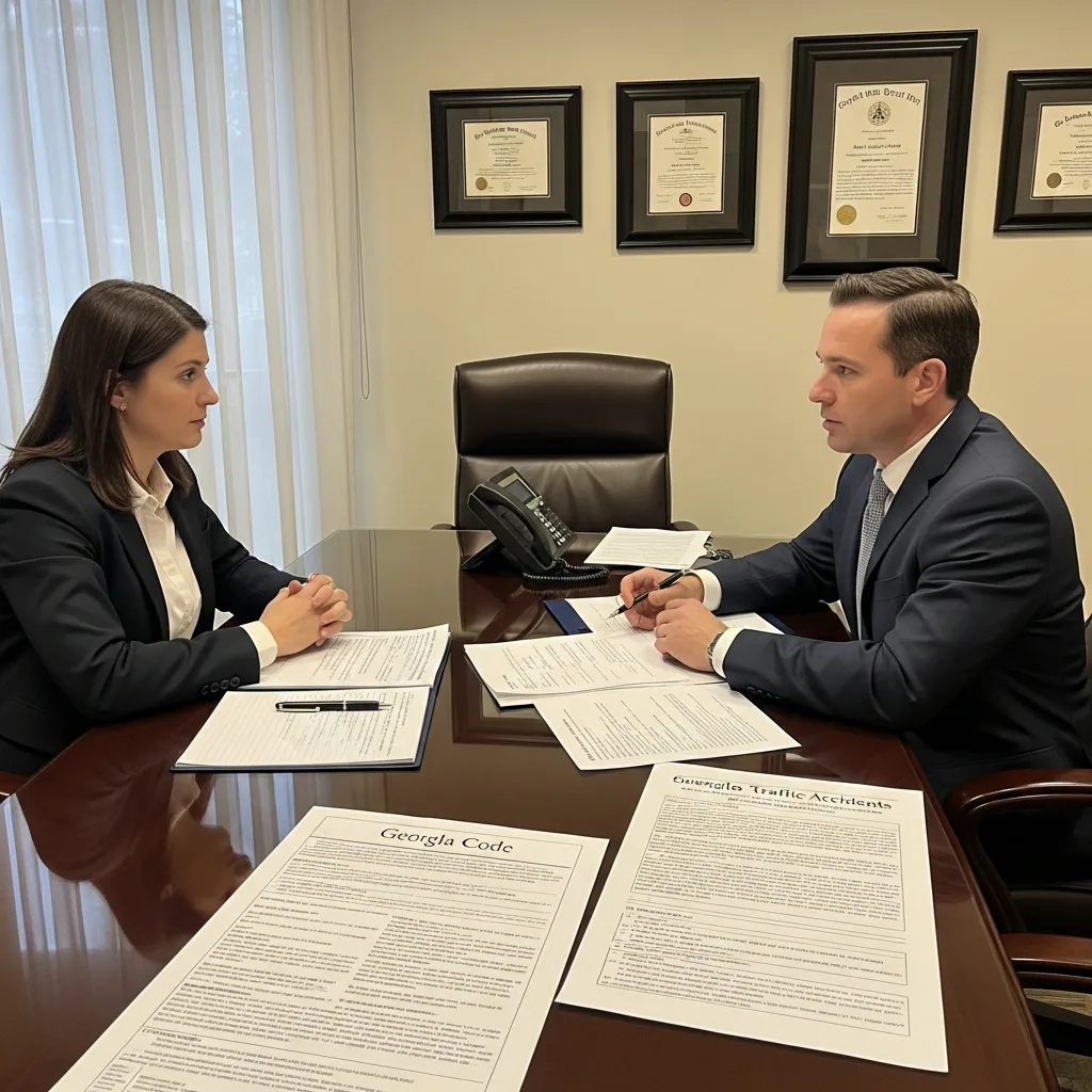 Motorcycle Accident Lawyer consultation Sandy Springs